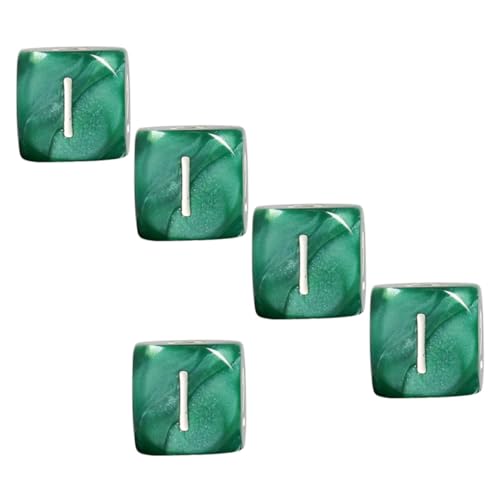 ibasenice 5st Würfel Aus Acryl Partyspiele Sechsseitige Würfel Würfelbecher Einarmiger Würfelspiele Kartenspiele Multiplikationswürfelspiel Partydekorationen Würfel Fall Partyzubehör von ibasenice