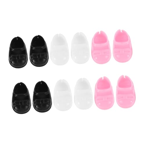 ibasenice 6 Paar Puppenschuhe Miniaturschuhe Kleine Schuhe Stiefel Aus Kunststoff Modelle Für Puppen Anziehschuhe Mädchenpuppenzubehör Puppenkostümzubehör ibasenice 6 Paar Puppenschuhe Miniaturschuhe Kleine Schuhe Stiefel Aus Kunststoff Modelle Für Puppen Anziehschuhe Mädchenpuppenzubehör Puppenkostümzubehör von ibasenice