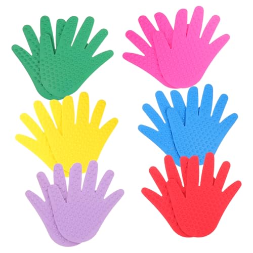 ibasenice 6 Paare Handförmige Bodenmarkierungen für Sensomotorische Spielmatten aus Robustem Kunststoff für Draußen Koordinationstraining Kindergarten und Sportförderung ibasenice 6 Paare Handförmige Bodenmarkierungen für Sensomotorische Spielmatten aus Robustem Kunststoff für Draußen Koordinationstraining Kindergarten und Sportförderung von ibasenice