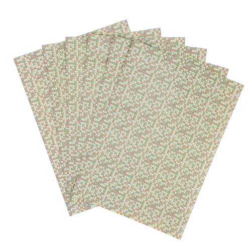 ibasenice 6er-Pack Bodenplatten Für Puppenhäuser Abziehbare Aufkleber Miniatur-bodenbelag Für Puppenhaus-zubehör Stabiles Papieraufkleber-Set von ibasenice