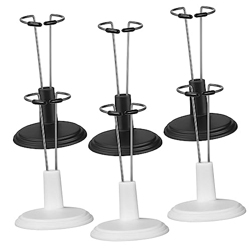 ibasenice 6 STK Stützrahmen für Puppen Puppenkleidung Puppenhaus-Badezimmerschrank puppenhaus Lichter Halter actionfiguren wohnzimmerdeko kreativer Puppenständer Puppe Steht PVC von ibasenice