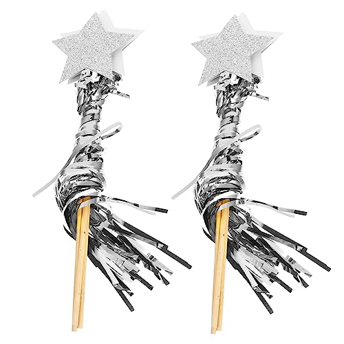 ibasenice 6 STK Weihnachtsbaum-Stirnband Dann Machen Sie Fotoautomaten-Requisiten Zauberstäbe Halloween Kleidung Halloween Costumes Engelsstabstab Party Engel Zauberstab Holz Silver ibasenice 6 STK Weihnachtsbaum-Stirnband Dann Machen Sie Fotoautomaten-Requisiten Zauberstäbe Halloween Kleidung Halloween Costumes Engelsstabstab Party Engel Zauberstab Holz Silver von ibasenice