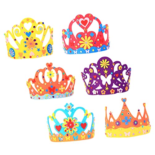 ibasenice 6 Sätze Diy Krone Material Für Kindergeburtstagskronen Für Mädchen Stirnbänder Für Kinderhandwerk Diy Materialien Junge Krone Bastelsets Nicht Gewebt ibasenice 6 Sätze Diy Krone Material Für Kindergeburtstagskronen Für Mädchen Stirnbänder Für Kinderhandwerk Diy Materialien Junge Krone Bastelsets Nicht Gewebt von ibasenice