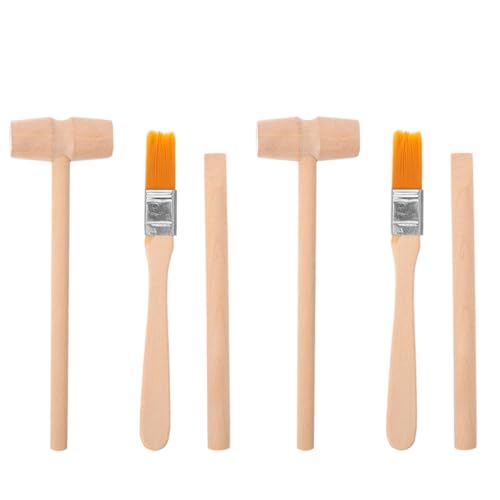 ibasenice 6 Stück Ausgrabungsset Teiliges Holz Hammer Meißel und Pinsel für Archäologische Sicheres für Jungen und Verbessert Geschicklichkeit und Beobachtungsgabe ibasenice 6 Stück Ausgrabungsset Teiliges Holz Hammer Meißel und Pinsel für Archäologische Sicheres für Jungen und Verbessert Geschicklichkeit und Beobachtungsgabe von ibasenice