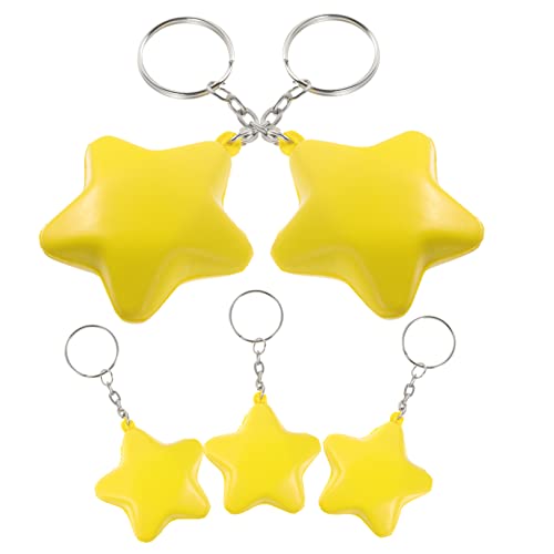 ibasenice 6 Stück Ball zum Stressabbau Stress Balls + Toy die laufstall die lustige Druckentlastungsspielzeuge Sternstress Ball Sterne-Gastgeschenke Metall Yellow ibasenice 6 Stück Ball zum Stressabbau Stress Balls + Toy die laufstall die lustige Druckentlastungsspielzeuge Sternstress Ball Sterne-Gastgeschenke Metall Yellow von ibasenice