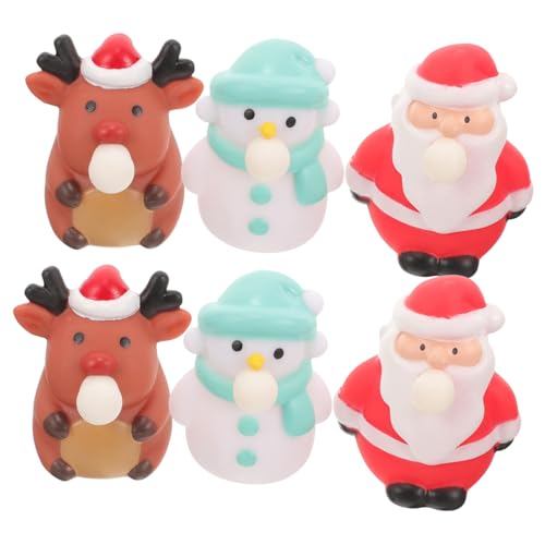 ibasenice 6 Stück Der Weihnachtsmann Drückt Und Bläst Seifenblasen Weihnachts-quetschpuppe Ball Zum Stressabbau Hand-sensorball Gefälligkeiten Für Weihnachtsfeiern ibasenice 6 Stück Der Weihnachtsmann Drückt Und Bläst Seifenblasen Weihnachts-quetschpuppe Ball Zum Stressabbau Hand-sensorball Gefälligkeiten Für Weihnachtsfeiern von ibasenice