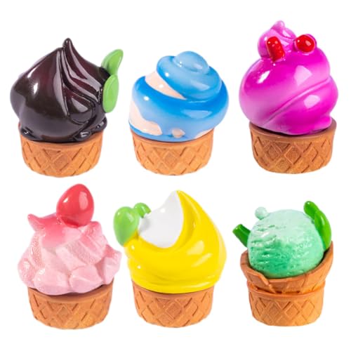 ibasenice 6 Stück Eiscreme-modellfigur, -Requisite, Gefälschte Eiscreme-Display-Requisite, Miniatur-Lebensmittel Für Puppenhaus, Cupcake-Modell, Puppenhaus-Eiscreme, Gefälschtes ibasenice 6 Stück Eiscreme-modellfigur, -Requisite, Gefälschte Eiscreme-Display-Requisite, Miniatur-Lebensmittel Für Puppenhaus, Cupcake-Modell, Puppenhaus-Eiscreme, Gefälschtes von ibasenice