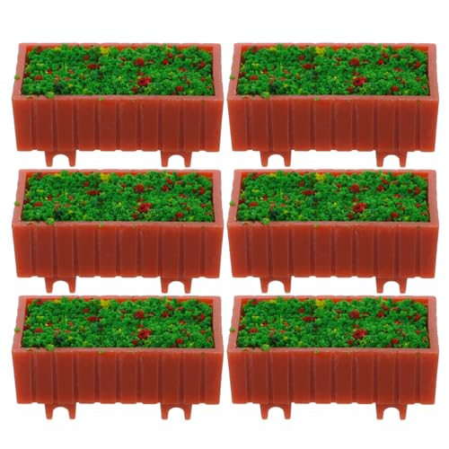 ibasenice 6 Stück Elegante Blumenkästen für DIY Mikrolandschaften Authentische Modellbau Dekoration für Puppenhäuser und Sandtisch Modelle Lichtbraun ibasenice 6 Stück Elegante Blumenkästen für DIY Mikrolandschaften Authentische Modellbau Dekoration für Puppenhäuser und Sandtisch Modelle Lichtbraun von ibasenice