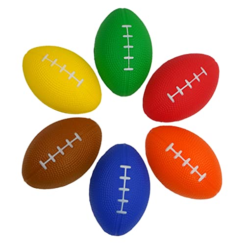 ibasenice 6 Stück Fußball entlüften für kinderspielzeug quetsch spielzeuge Toy Stress Balls Mini-Fußball Party entspannende Spielsachen -Rugby PU-Schwamm ibasenice 6 Stück Fußball entlüften für kinderspielzeug quetsch spielzeuge Toy Stress Balls Mini-Fußball Party entspannende Spielsachen -Rugby PU-Schwamm von ibasenice