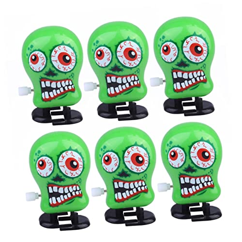 ibasenice 6 Stück Halloween-Kettens pielzeug Halloween- Halloween - für Halloween Halloween Toys Aufziehpuppen Aufziehbares Kopfspielzeug Plastik Green ibasenice 6 Stück Halloween-Kettens pielzeug Halloween- Halloween - für Halloween Halloween Toys Aufziehpuppen Aufziehbares Kopfspielzeug Plastik Green von ibasenice