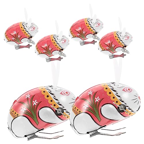 ibasenice 6 Stück Hase zum Aufziehen Spiel Frosch Schweine Stuffer wackelt kinderzimmerdeko Room Decoration kindergeschenk Fun Toy Carrot Toy Neujahrsgeschenk Neujahrsvorräte Eisenblech ibasenice 6 Stück Hase zum Aufziehen Spiel Frosch Schweine Stuffer wackelt kinderzimmerdeko Room Decoration kindergeschenk Fun Toy Carrot Toy Neujahrsgeschenk Neujahrsvorräte Eisenblech von ibasenice