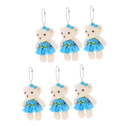ibasenice 6 Stück Hochzeitsbär- Minibär Für Hochzeitsdekorationen Mini-kuscheltiere Masse Kuscheltiere Schlüsselanhänger Mini-kuschelbär Tragbare Bärenfiguren Stoff Blau ibasenice 6 Stück Hochzeitsbär- Minibär Für Hochzeitsdekorationen Mini-kuscheltiere Masse Kuscheltiere Schlüsselanhänger Mini-kuschelbär Tragbare Bärenfiguren Stoff Blau von ibasenice