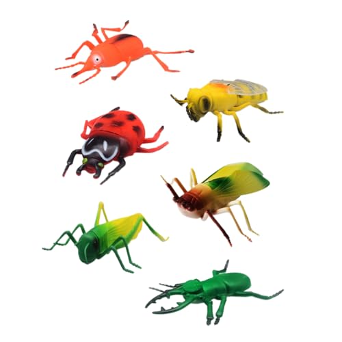 ibasenice 6 Stück Insekten simulations Modell interaktives belohnung Educational Toys Set Entspannungsspielzeug Figuren Figuren weiches Gummi ibasenice 6 Stück Insekten simulations Modell interaktives belohnung Educational Toys Set Entspannungsspielzeug Figuren Figuren weiches Gummi von ibasenice