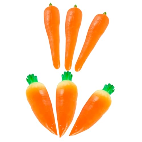 ibasenice 6 Stück Mini-Karotten Simulation Karotten Partygeschenk Pädagogisches Gemüsespielzeug Gefälschtes Gemüse Gefälschte Gemüseornamente Karotten-Requisiten Für Die Küche PVC ibasenice 6 Stück Mini-Karotten Simulation Karotten Partygeschenk Pädagogisches Gemüsespielzeug Gefälschtes Gemüse Gefälschte Gemüseornamente Karotten-Requisiten Für Die Küche PVC von ibasenice