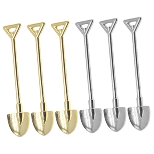 ibasenice 6 Stück Mini-Schaufel Miniaturen Werkzeug Ornamente kinderknallzeug Gartenarbeit inneneinrichtung gartenvliese Gardening Miniatur-Schaufel Miniaturschaufel aus Metall Legierung ibasenice 6 Stück Mini-Schaufel Miniaturen Werkzeug Ornamente kinderknallzeug Gartenarbeit inneneinrichtung gartenvliese Gardening Miniatur-Schaufel Miniaturschaufel aus Metall Legierung von ibasenice