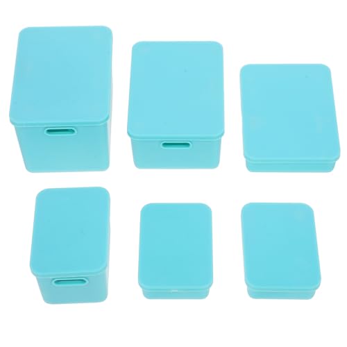 ibasenice 6er-Pack Mini-aufbewahrungsboxen – Perfekt Für Miniaturspielzeug Puppenhausdekor Und Organizer-behälter von ibasenice