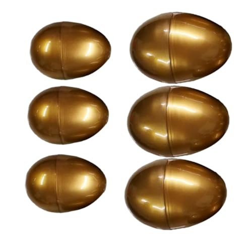 ibasenice 6 Stücke Ostern Eier Spielzeug Leere Präsentieren Kunststoff Party Favors Für Jungen Und Mädchen Jagd Spielzeug von ibasenice
