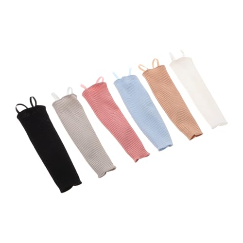 ibasenice 6 Stück Puppen -dressingrock Babypuppen -Outfits Puppe Verkleiden Sich Kostüm Zubehör Für Babypuppen Zubehör Für Puppenkostüme Puppenkleidung Kleid Puppenzubehör Stricken von ibasenice