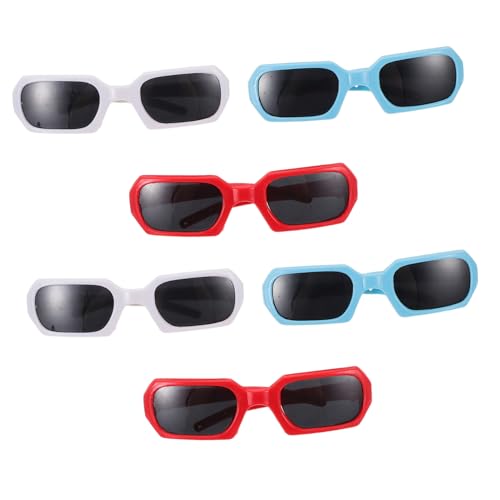 ibasenice 6 Stück Puppenbrillen für Partys Bunte Plastikbrillen für Kostüme Rollenspiele Süße Puppenhaus Accessoires und Rot ibasenice 6 Stück Puppenbrillen für Partys Bunte Plastikbrillen für Kostüme Rollenspiele Süße Puppenhaus Accessoires und Rot von ibasenice