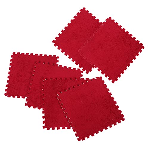 ibasenice 6 Stück Puzzle-Matte Outdoor-Teppich Fliesen Deck Schaumstoff-spielmatte Für Babys Boden Kleinkindspiel Mat Fußmatten Für Zuhause Unterlage Quadrate Küchenmatte Rot Samt ibasenice 6 Stück Puzzle-Matte Outdoor-Teppich Fliesen Deck Schaumstoff-spielmatte Für Babys Boden Kleinkindspiel Mat Fußmatten Für Zuhause Unterlage Quadrate Küchenmatte Rot Samt von ibasenice