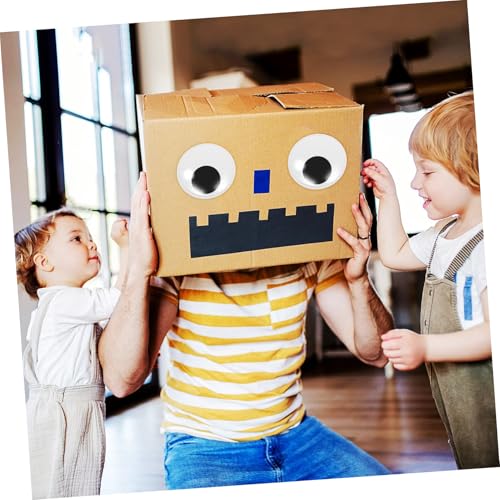 ibasenice 6 Stück Selbstklebende Wackelaugen Teilig PVC Sicherheitsaugen für Basteln DIY Puppen Tieraugen Langlebig und Sicher für Amigurumi Scrapbooking von ibasenice