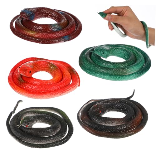 ibasenice 6 Stück Spielzeugschlange Halloween schlangen schlang Figur Snake Toy Rubber Snakes schlangen Party deko schlangen simulierte Gummischlangen Zufällige Farbe ibasenice 6 Stück Spielzeugschlange Halloween schlangen schlang Figur Snake Toy Rubber Snakes schlangen Party deko schlangen simulierte Gummischlangen Zufällige Farbe von ibasenice