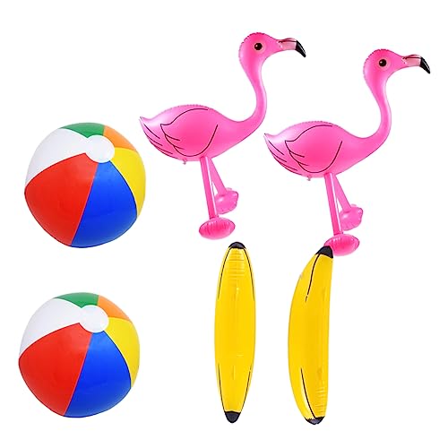 ibasenice 6 Stück Teiliges Aufblasbares Wasserspielzeug für Bunte Flamingo und Bananaspielzeuge Sowie Strandbälle für Sommer für und Strandurlaube ibasenice 6 Stück Teiliges Aufblasbares Wasserspielzeug für Bunte Flamingo und Bananaspielzeuge Sowie Strandbälle für Sommer für und Strandurlaube von ibasenice
