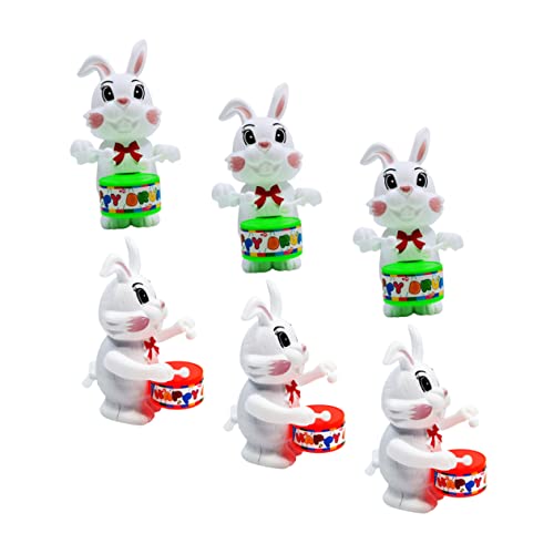 ibasenice 6 Stück Teiliges Aufziehspielzeug Kaninchen Pädagogisches Drumming Toy für Dekoration für Regale für Geburtstagsfeiern und Weihnachten Zufällige Farbe ibasenice 6 Stück Teiliges Aufziehspielzeug Kaninchen Pädagogisches Drumming Toy für Dekoration für Regale für Geburtstagsfeiern und Weihnachten Zufällige Farbe von ibasenice