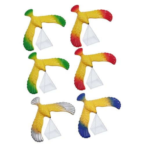 ibasenice 6 Stück Teiliges Balancierendes Adler aus Robustem Kunststoff Pädagogisches Lernspielzeug für Fördert Gleichgewicht und Neugier Buntes Design für Jungen und Mädchen von ibasenice