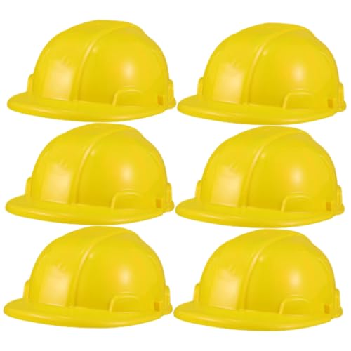 ibasenice 6 Stück Teiliges Baustellen Spielzeugset Kunststoff Bauarbeiterhelme Robust für Jungen Mädchen Baustellenparty Zubehör Langlebig und Realistisch ibasenice 6 Stück Teiliges Baustellen Spielzeugset Kunststoff Bauarbeiterhelme Robust für Jungen Mädchen Baustellenparty Zubehör Langlebig und Realistisch von ibasenice