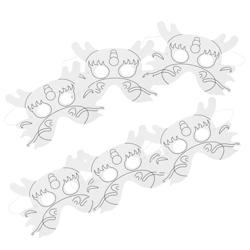 ibasenice 6 Stück Teiliges DIY Bemalbare Halbgesichts Masken mit Elastischem Band Leichte Bastelmasken zum Bemalen für Karneval Halloween Geburtstags und Schulfeiern Kreative Blanko Masken ibasenice 6 Stück Teiliges DIY Bemalbare Halbgesichts Masken mit Elastischem Band Leichte Bastelmasken zum Bemalen für Karneval Halloween Geburtstags und Schulfeiern Kreative Blanko Masken von ibasenice