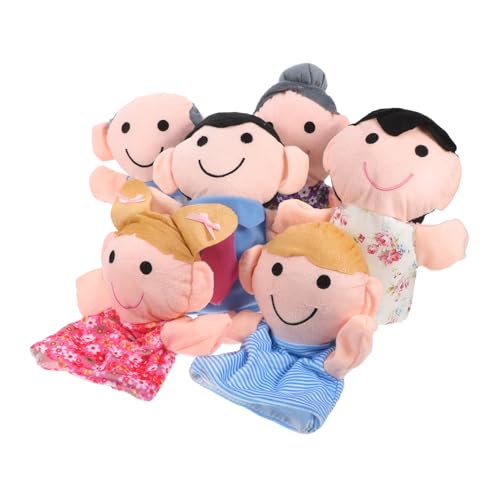 ibasenice 6 Stück Teiliges Handpuppen Familien Set aus Weichem Pädagogisches für Ab Jahren Vielseitig für Theater Rollenspiele und Geschichtenerzählen Leichte und Langlebige Theaterpuppen ibasenice 6 Stück Teiliges Handpuppen Familien Set aus Weichem Pädagogisches für Ab Jahren Vielseitig für Theater Rollenspiele und Geschichtenerzählen Leichte und Langlebige Theaterpuppen von ibasenice