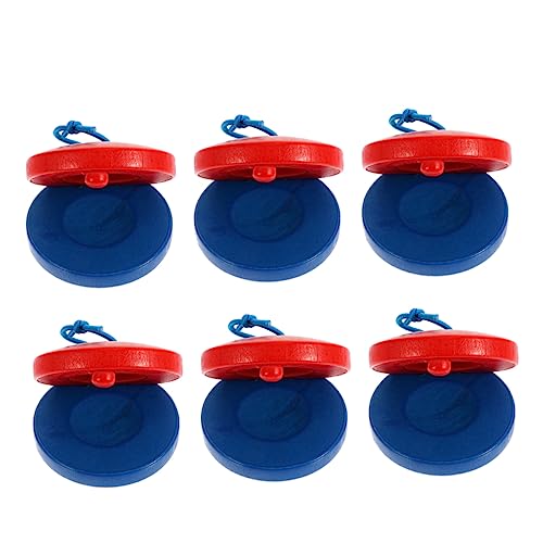 ibasenice 6 Stück Teiliges Holz Orff Kastagnetten für Umweltfreundliche Percussion Spielzeuge Sicher Musikalische Früherziehung Fördert Rhythmusgefühl und Hörsensibilität bei Mädchen und ibasenice 6 Stück Teiliges Holz Orff Kastagnetten für Umweltfreundliche Percussion Spielzeuge Sicher Musikalische Früherziehung Fördert Rhythmusgefühl und Hörsensibilität bei Mädchen und von ibasenice
