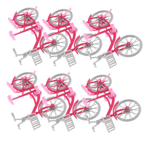 ibasenice 6 Stück Teiliges Miniatur-puppenfahrrad Rosa mit Funktionalen Teilen Realistisches Modell für Puppenhaus Zubehör Kreatives für Dekoration für Miniaturwelten ibasenice 6 Stück Teiliges Miniatur-puppenfahrrad Rosa mit Funktionalen Teilen Realistisches Modell für Puppenhaus Zubehör Kreatives für Dekoration für Miniaturwelten von ibasenice