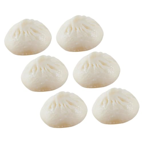 ibasenice 6 Stück Teiliges PVC Dekorationsmodell von Chinesischen Dampfbrötchen Realistische Nachbildung für Küchen Dekoration und Fotorequisiten ibasenice 6 Stück Teiliges PVC Dekorationsmodell von Chinesischen Dampfbrötchen Realistische Nachbildung für Küchen Dekoration und Fotorequisiten von ibasenice
