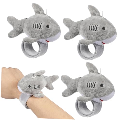 ibasenice 6 Stück Teiliges Plüsch Schnapparmbänder mit Cartoon Weiche Slap Wrist Bands als Partygeschenke und Vielseitige Spielaccessoires für Jungen und Mädchen von ibasenice
