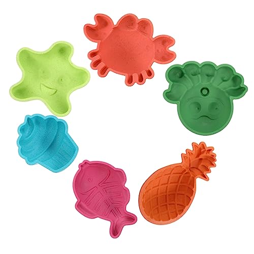 ibasenice 6 Stück Teiliges Sandspielzeug Set Strandspielzeug für Sandformen Fördert Kreativität und Motorische Fähigkeiten Leicht und Tragbar für Strand und Spielplatz ibasenice 6 Stück Teiliges Sandspielzeug Set Strandspielzeug für Sandformen Fördert Kreativität und Motorische Fähigkeiten Leicht und Tragbar für Strand und Spielplatz von ibasenice