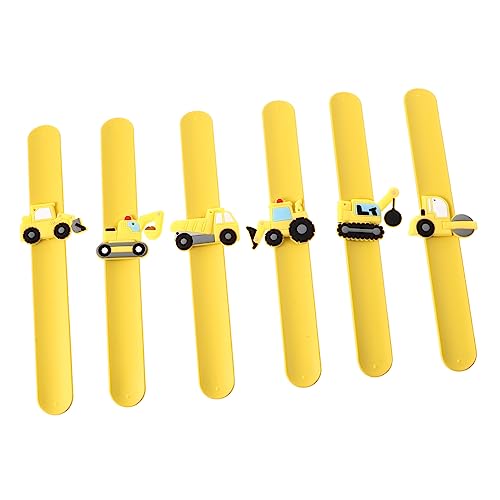 ibasenice 6 Stück Teiliges Schnapparmband mit Cartoon Baufahrzeug Motiven Silikon Armbänder Langlebig Farbecht Leicht Tragbar als und Geburtstagsparty Deko ibasenice 6 Stück Teiliges Schnapparmband mit Cartoon Baufahrzeug Motiven Silikon Armbänder Langlebig Farbecht Leicht Tragbar als und Geburtstagsparty Deko von ibasenice