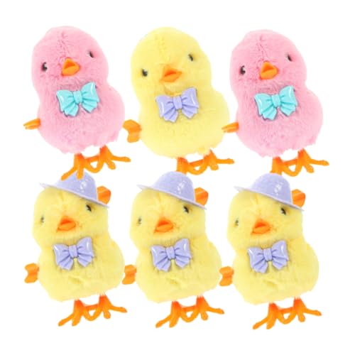 ibasenice 6 Stück Uhrwerk Huhn Easter Chicks osterspielzeuge Plüschhuhn Wind-Up Huhn The Chicks für klein Huhn aufziehen gehendes Küken-Babyspielzeug Plastik ibasenice 6 Stück Uhrwerk Huhn Easter Chicks osterspielzeuge Plüschhuhn Wind-Up Huhn The Chicks für klein Huhn aufziehen gehendes Küken-Babyspielzeug Plastik von ibasenice
