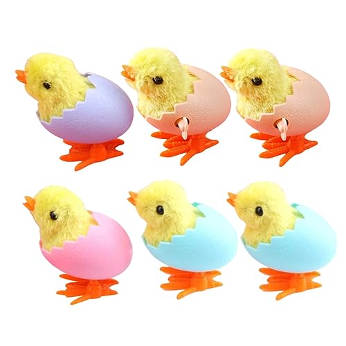 ibasenice 6 Stück Uhrwerk Huhn hu ̈ hner kinderknallzeug Springendes Huhn Ostergeschenk für The Chicks Osterkörbchen für Babys Aufziehspielzeug für Plüsch ibasenice 6 Stück Uhrwerk Huhn hu ̈ hner kinderknallzeug Springendes Huhn Ostergeschenk für The Chicks Osterkörbchen für Babys Aufziehspielzeug für Plüsch von ibasenice