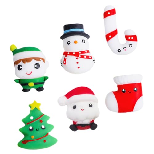 ibasenice 6 Stück Weihnachtsprise für kinderspielzeug Children Toys dekompressionsspielzeug santaclaus Cartoon-Entlüftungsspielzeug , die zusammendrücken ibasenice 6 Stück Weihnachtsprise für kinderspielzeug Children Toys dekompressionsspielzeug santaclaus Cartoon-Entlüftungsspielzeug , die zusammendrücken von ibasenice