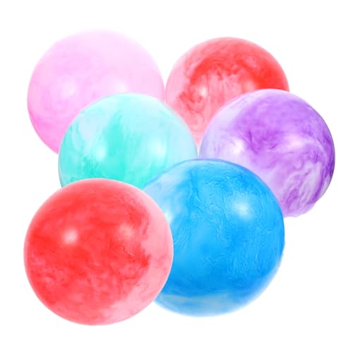 ibasenice 6 Stück aufblasbarer Wasserball für hühner Strandballspielzeug sandspielzeug Strand pufferball Sandball tragbare Kugel Schwimmbadball Poolspielzeug PVC ibasenice 6 Stück aufblasbarer Wasserball für hühner Strandballspielzeug sandspielzeug Strand pufferball Sandball tragbare Kugel Schwimmbadball Poolspielzeug PVC von ibasenice