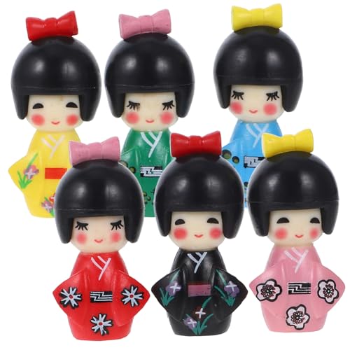 ibasenice 6 Stücke Kimono-puppenschmuck Heimdekoration Puppenzubehör Babytrage Terrarium Miniatur Fee Puppe Traditionelle Puppe Träger Prinzessin Hauszubehör Tischminiaturen PVC ibasenice 6 Stücke Kimono-puppenschmuck Heimdekoration Puppenzubehör Babytrage Terrarium Miniatur Fee Puppe Traditionelle Puppe Träger Prinzessin Hauszubehör Tischminiaturen PVC von ibasenice