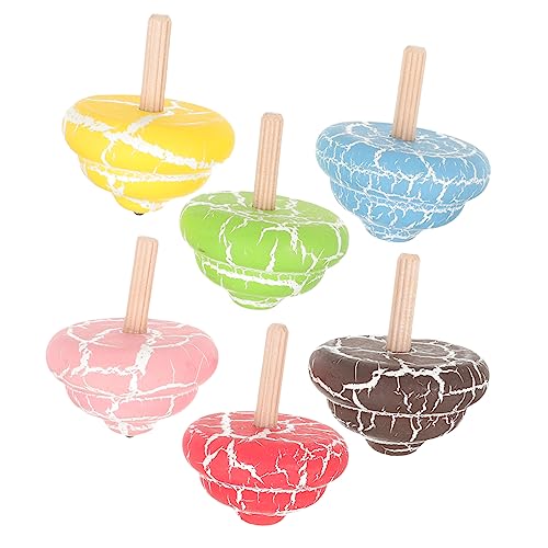 ibasenice Holzkreiselspielzeug Für Kinder 6 Rotierende Kreisel Kinderkreiselspiele Kreatives Design ibasenice Holzkreiselspielzeug Für Kinder 6 Rotierende Kreisel Kinderkreiselspiele Kreatives Design von ibasenice