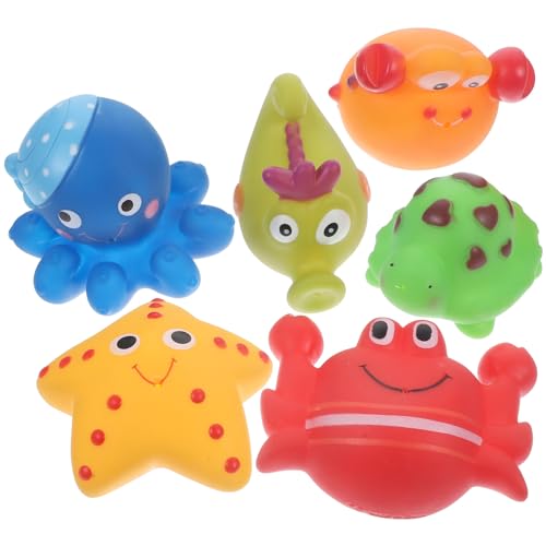 ibasenice Weiche Textur 6-teiliges Badespielzeug-Set Für Jungen Und Mädchen Spielzeug Für Baby-wasserspielzeug Zum ibasenice Weiche Textur 6-teiliges Badespielzeug-Set Für Jungen Und Mädchen Spielzeug Für Baby-wasserspielzeug Zum von ibasenice