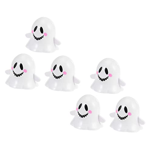 ibasenice 6-Teiliges Set Federkürbispuppe Geister Halloween PVC-Kunststoff Weiß ibasenice 6-Teiliges Set Federkürbispuppe Geister Halloween PVC-Kunststoff Weiß von ibasenice
