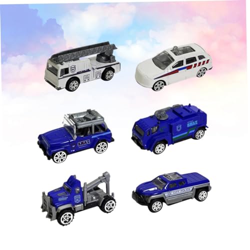 ibasenice 6-Teiliges Set Lernspielzeug für spielzeughandys für Babys babyspielzeug Auto Set Set spielset Trägheitsauto für Mini-Auto- von ibasenice