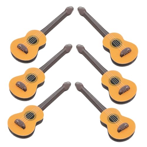 ibasenice 6-teiliges Mini-Gitarren- -Set: Miniatur-musikinstrumentenmodelle Für Puppenhauszubehör, Heimdekoration, Fotografie-Requisiten Für Kinder Und Erwachsene ibasenice 6-teiliges Mini-Gitarren- -Set: Miniatur-musikinstrumentenmodelle Für Puppenhauszubehör, Heimdekoration, Fotografie-Requisiten Für Kinder Und Erwachsene von ibasenice