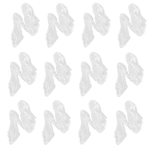 ibasenice 60 Paare Mini-kristallhausschuh Puppe Verkleiden Zubehör Minipuppenschuhe Zubehör Für Kinderpuppen Stellen Sie Sich Vor, Sie Requisiten Puppendekor Puppe High Heels Plastik von ibasenice