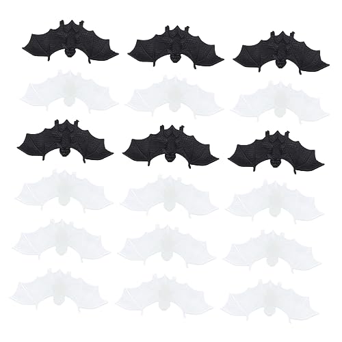 ibasenice 60 Stück Künstliche Fledermaus Spuk Fledermaus Dekorationen Fledermäuse Hängespielzeug Süßes Halloween Halloween Dekorationen Halloween Fledermaus Dekoration von ibasenice
